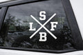 Auto-Aufkleber: Motiv "SLFB" | Seitenscheibe