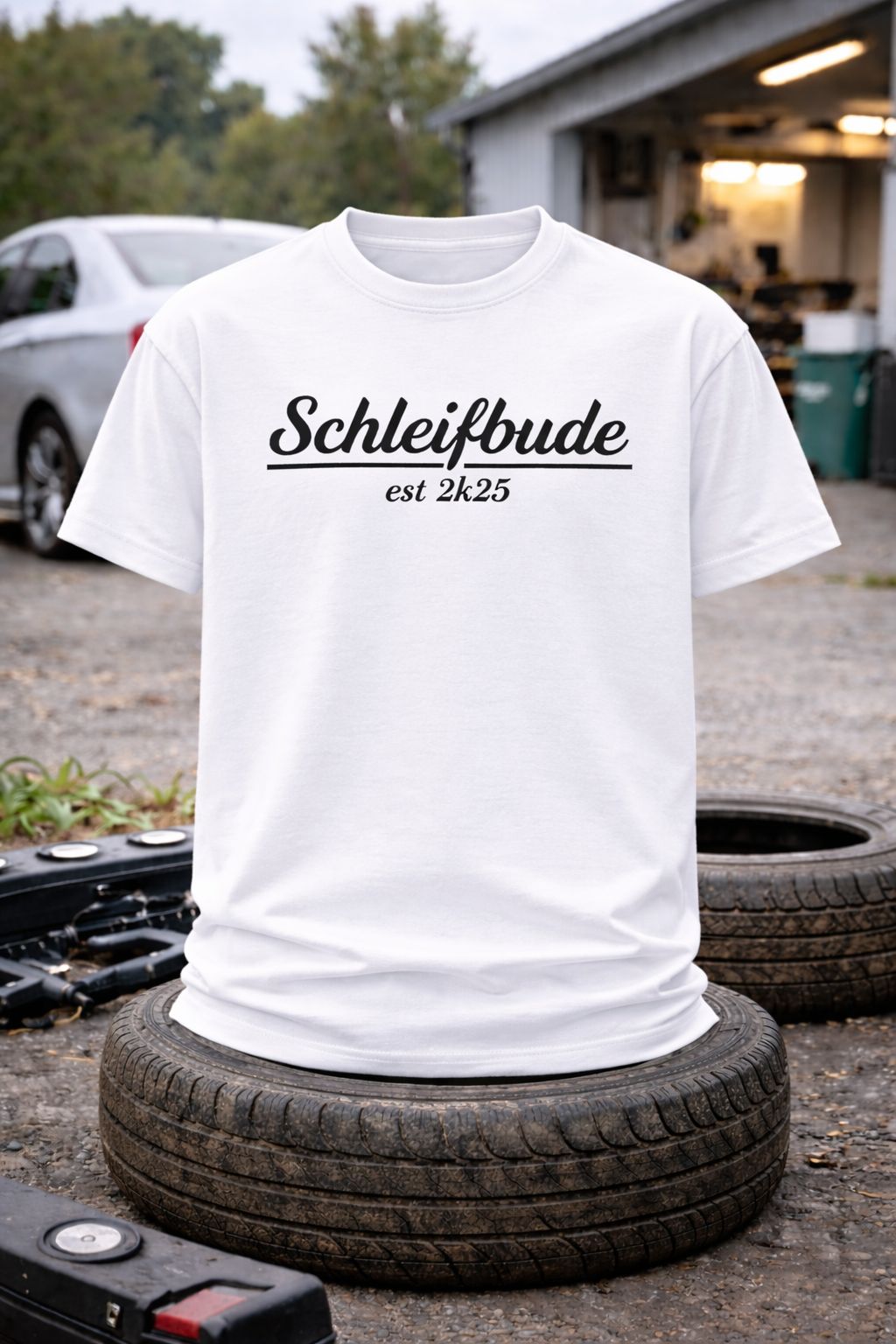 T-Shirt: Motiv "Schleifbude" | Unisex, verschiedene Farben