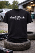T-Shirt: Motiv "Schleifbude" | Unisex, verschiedene Farben