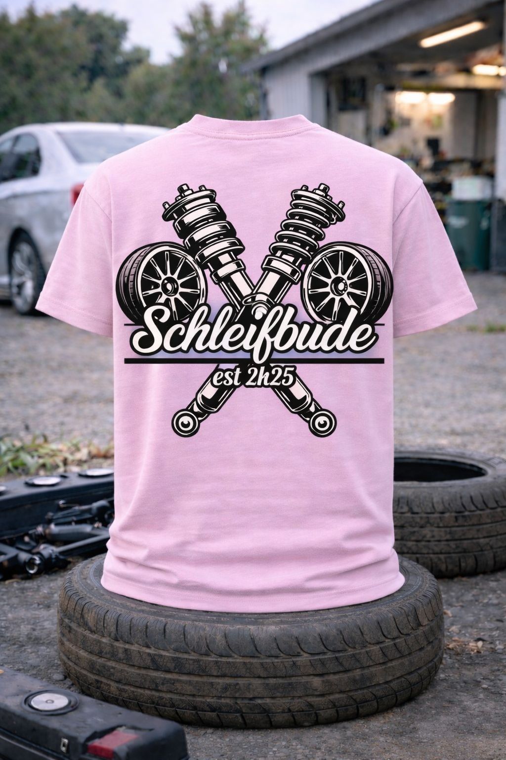 T-Shirt: Motiv "Schleifbude" (Farbe) | Unisex, verschiedene Farben