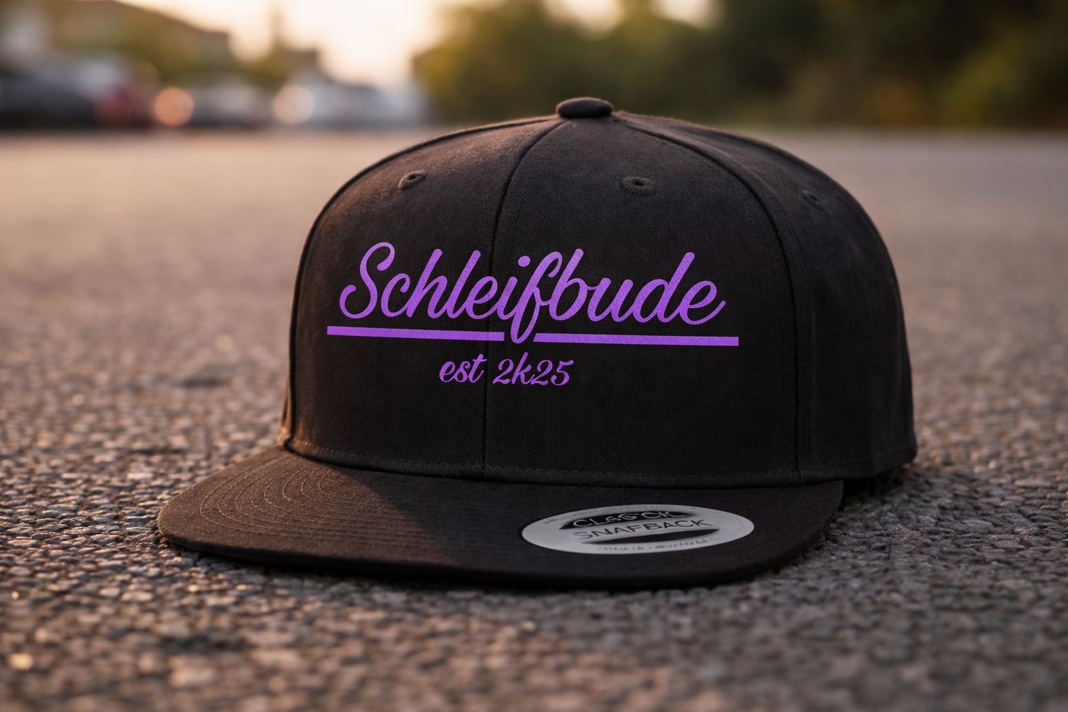 Baseballcap: Motiv "Schleifbude v1" | Unisex, verschiedene Farben