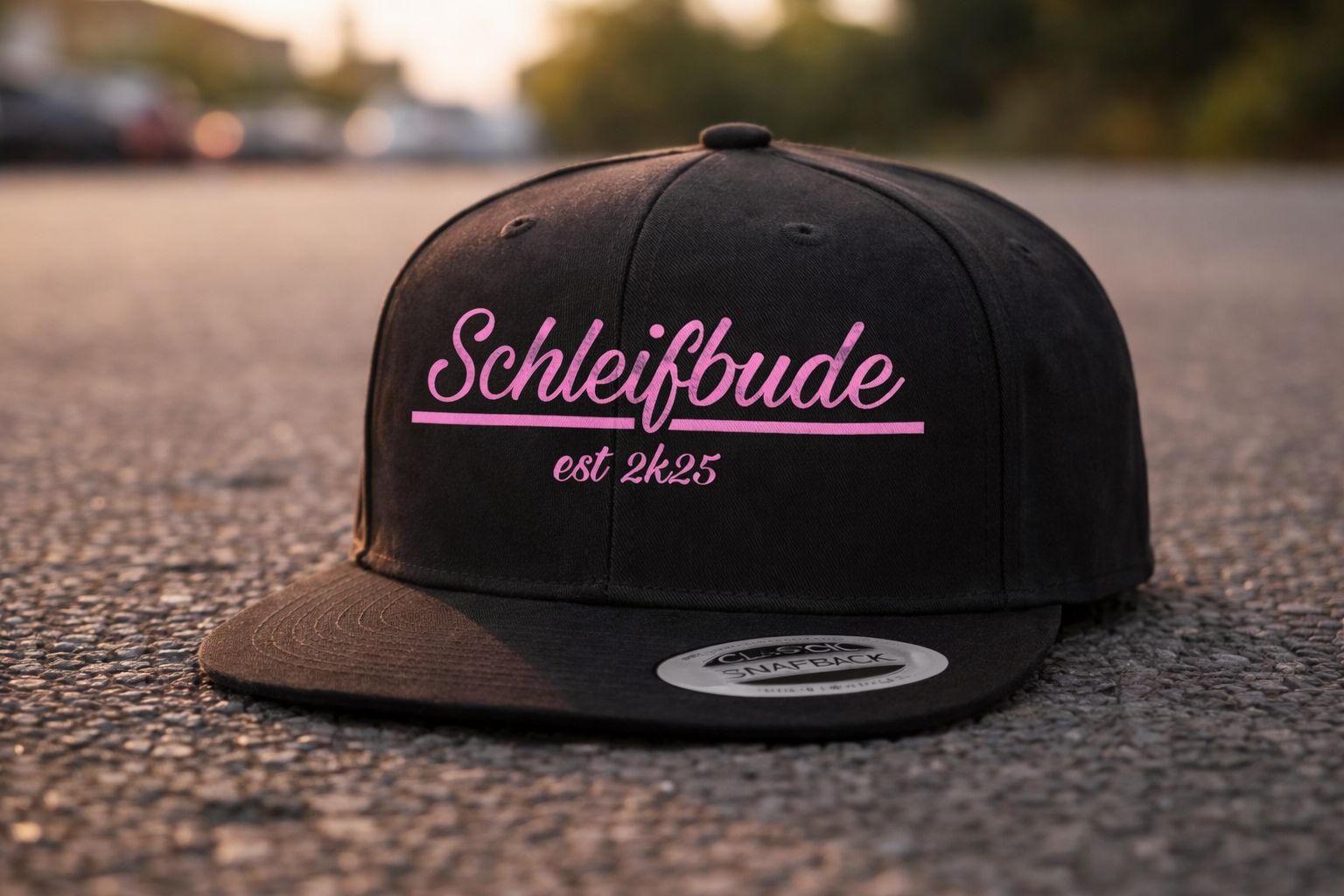 Baseballcap: Motiv "Schleifbude v1" | Unisex, verschiedene Farben