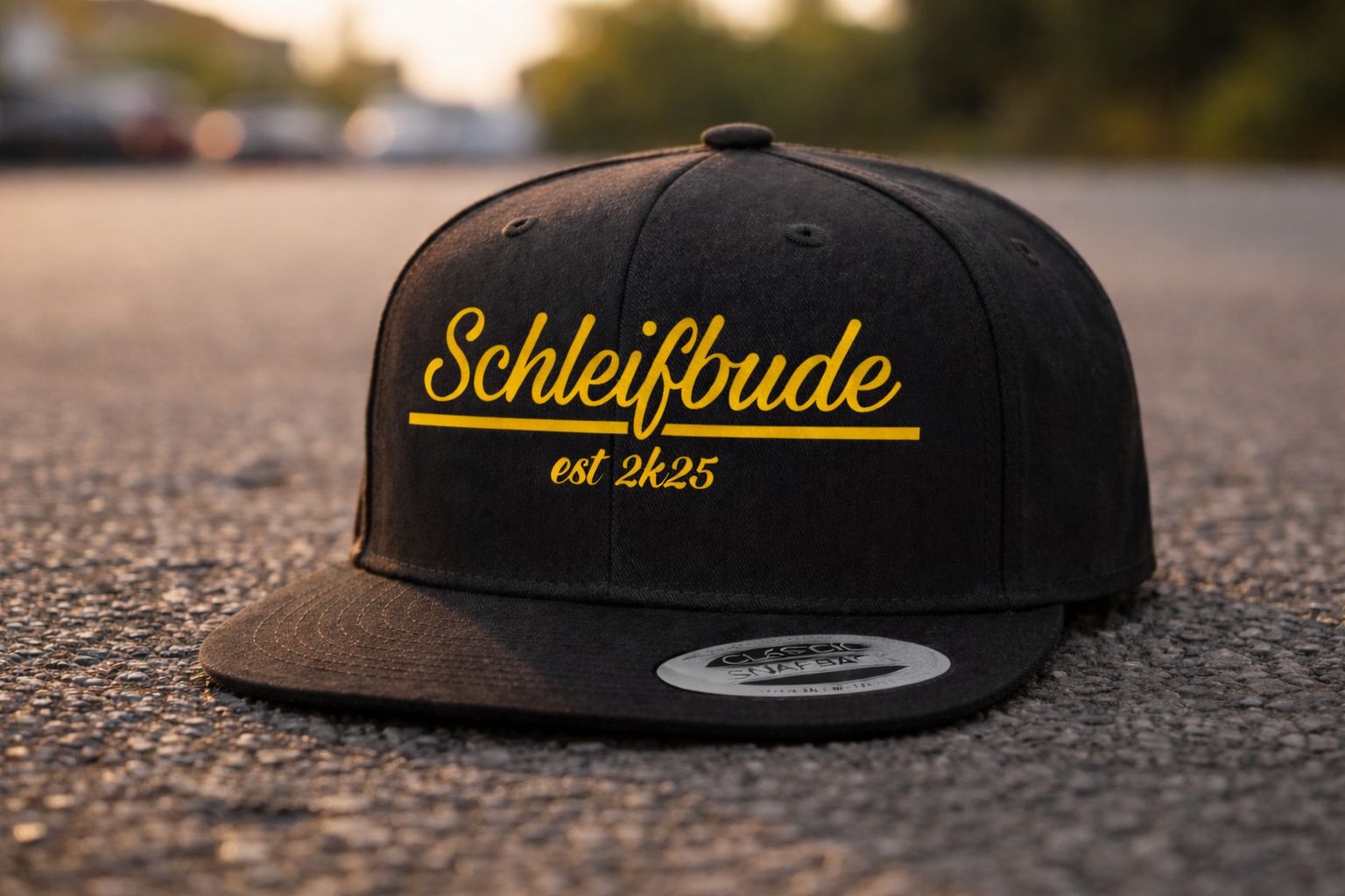 Baseballcap: Motiv "Schleifbude v1" | Unisex, verschiedene Farben